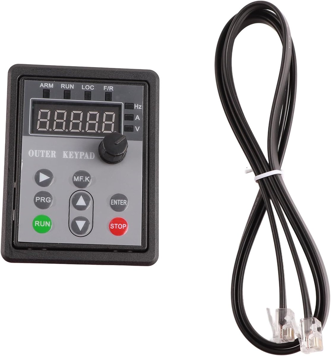 SnelShoppen - VFD Paneel, Frequentie Inverter Controlepaneel Vervanging voor SKI780 Serie, RJ45 Interface, Eenvoudige Installatie, 1 Meter Kabel, VFD