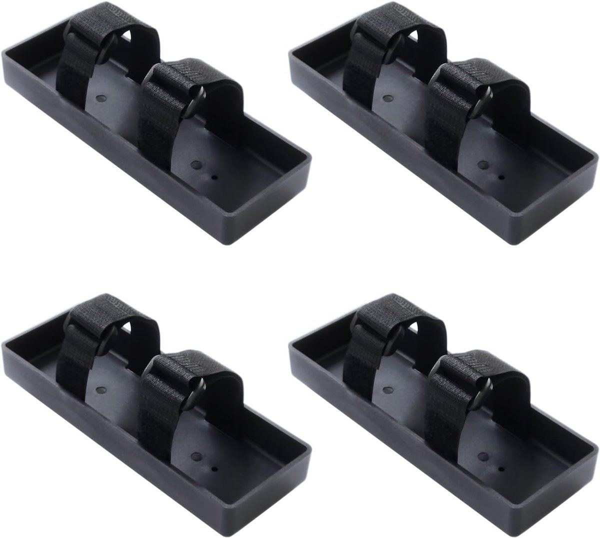 RC auto batterij box lade 4x - antislip stropdassen set - geschikt voor 1/8 1/10 AXIAL SCX10 D90 - ShopVlot
