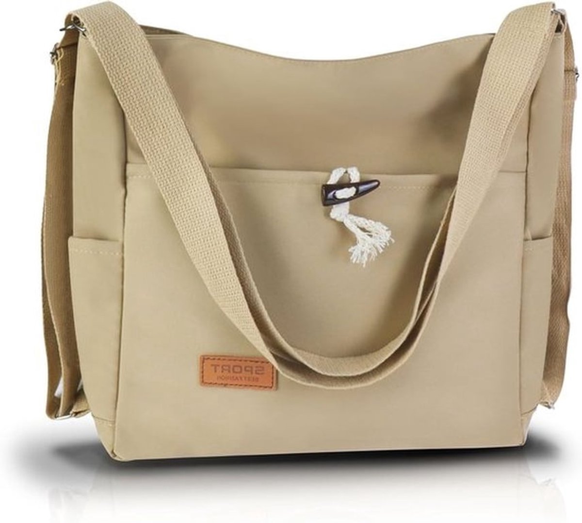 Dames Crossbody Tas, Schoudertas en Rugzak in 1, Ruime Capaciteit, Lichtgewicht, Verstelbare Schouderbanden, Perfect voor Dagelijks Gebruik