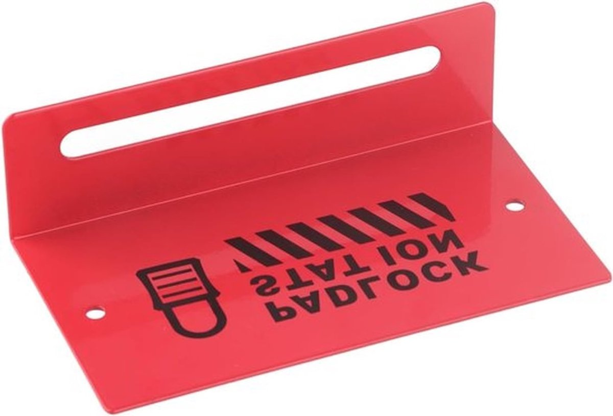 Praktisch Lockout Tagout Station voor 5-8 Sloten, Wandmontage, Veiligheid, Stevige Staalconstructie en Efficiënte Organisatie