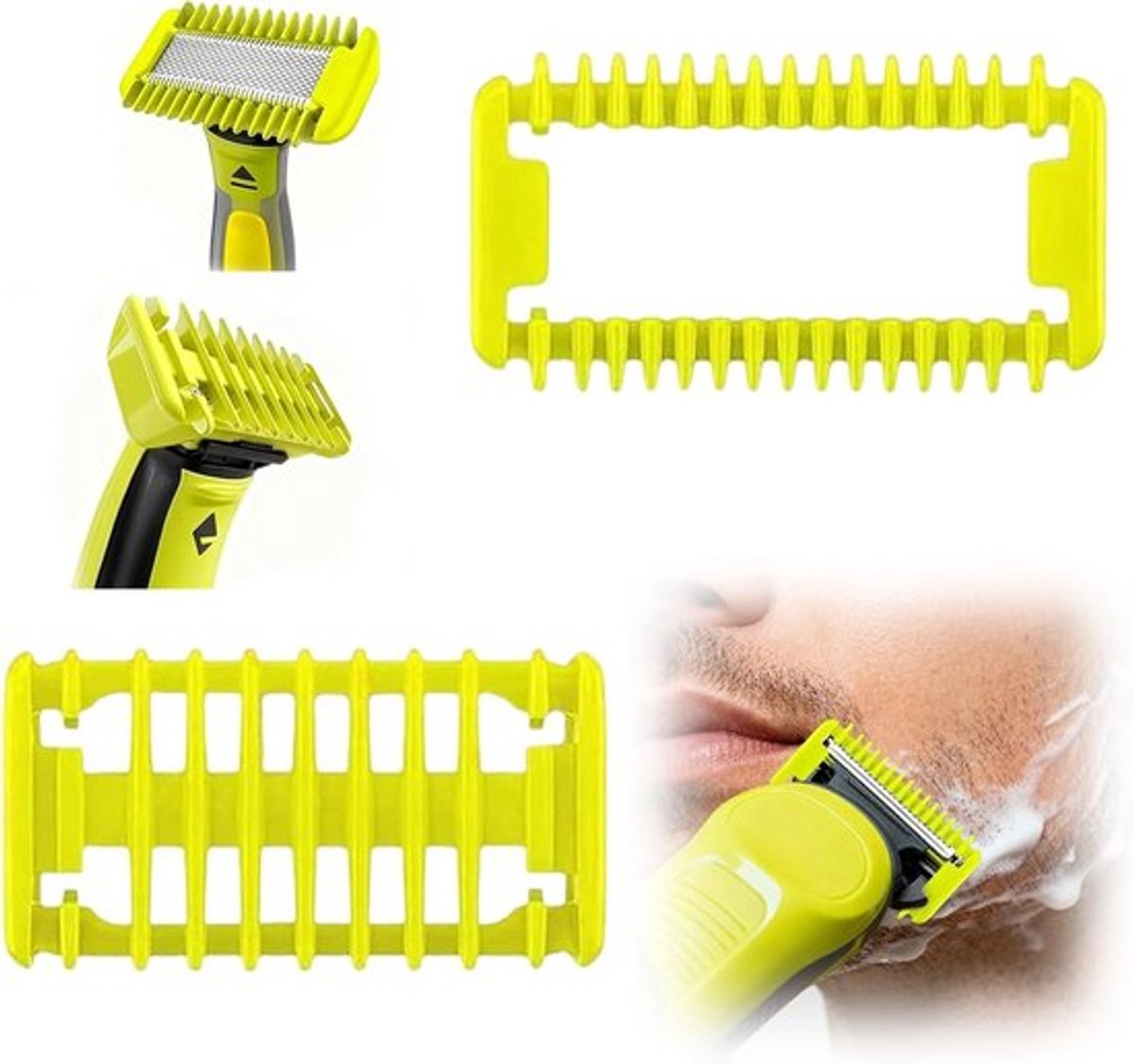 Set van 2 vervangende scheermesjes, Geschikt voor QP25XX, QP26XX, QP65XX, QP66XX, Trimmen en Scheren met Precisie