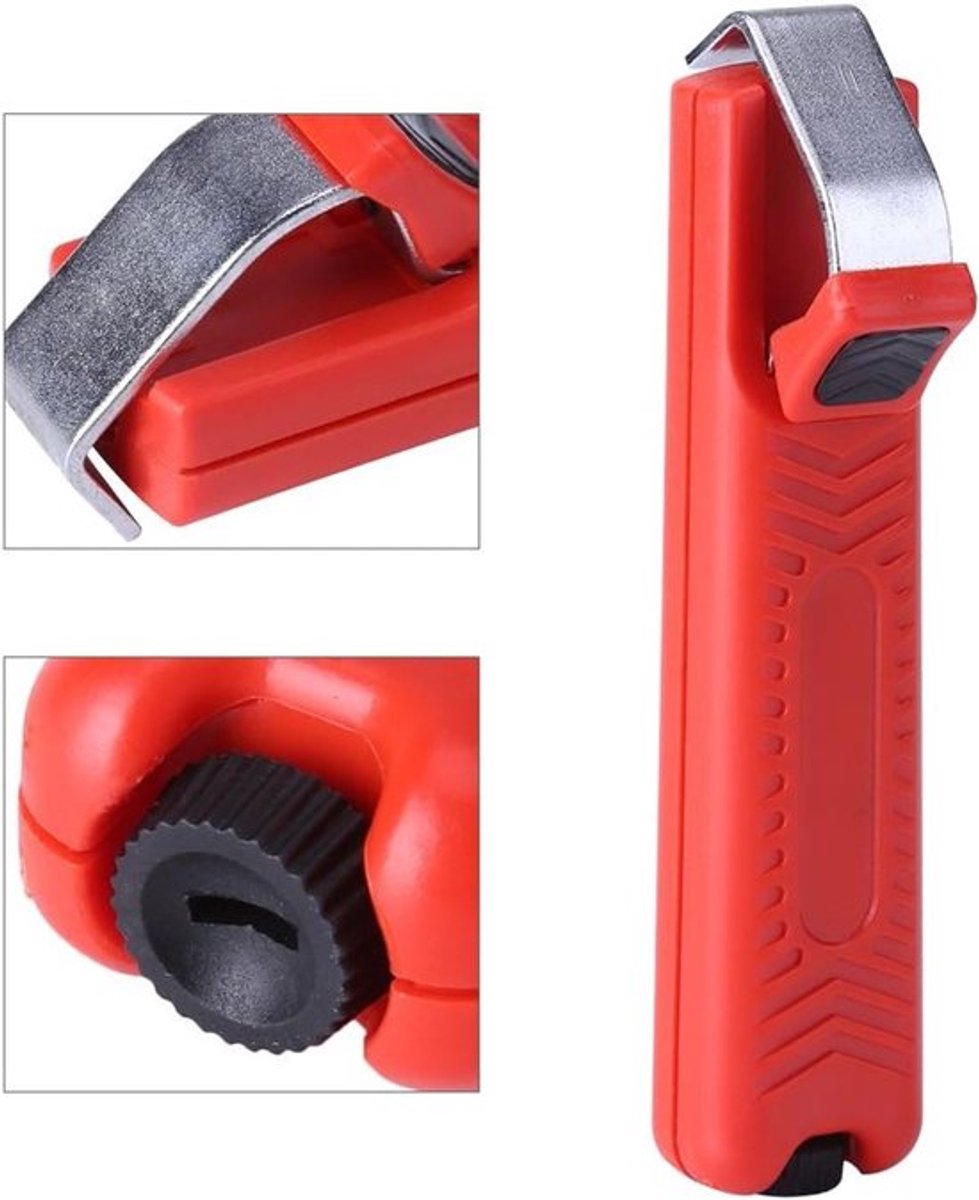 Mini stripping tang voor 8-28mm kabels, kabelsnijder en krimptang voor nauwkeurige PVC en rubberen isolatieverwijdering