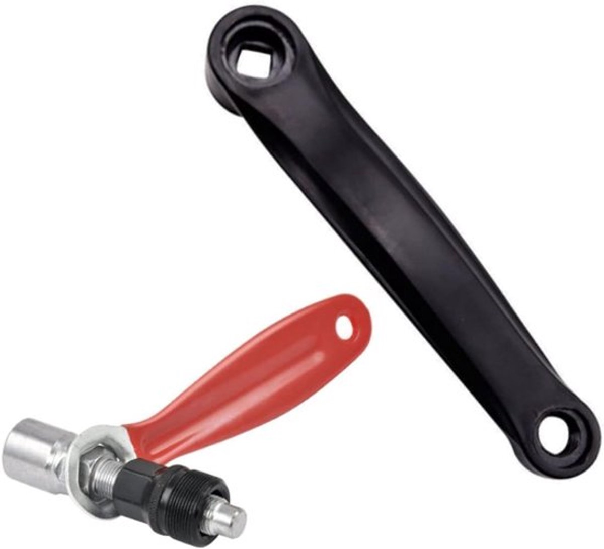 Fiets Crankarm 170mm Set voor Enkelvoudige Versnelling - Vervangingsonderdelen met Demontagetool voor Mountainbike Accessoires