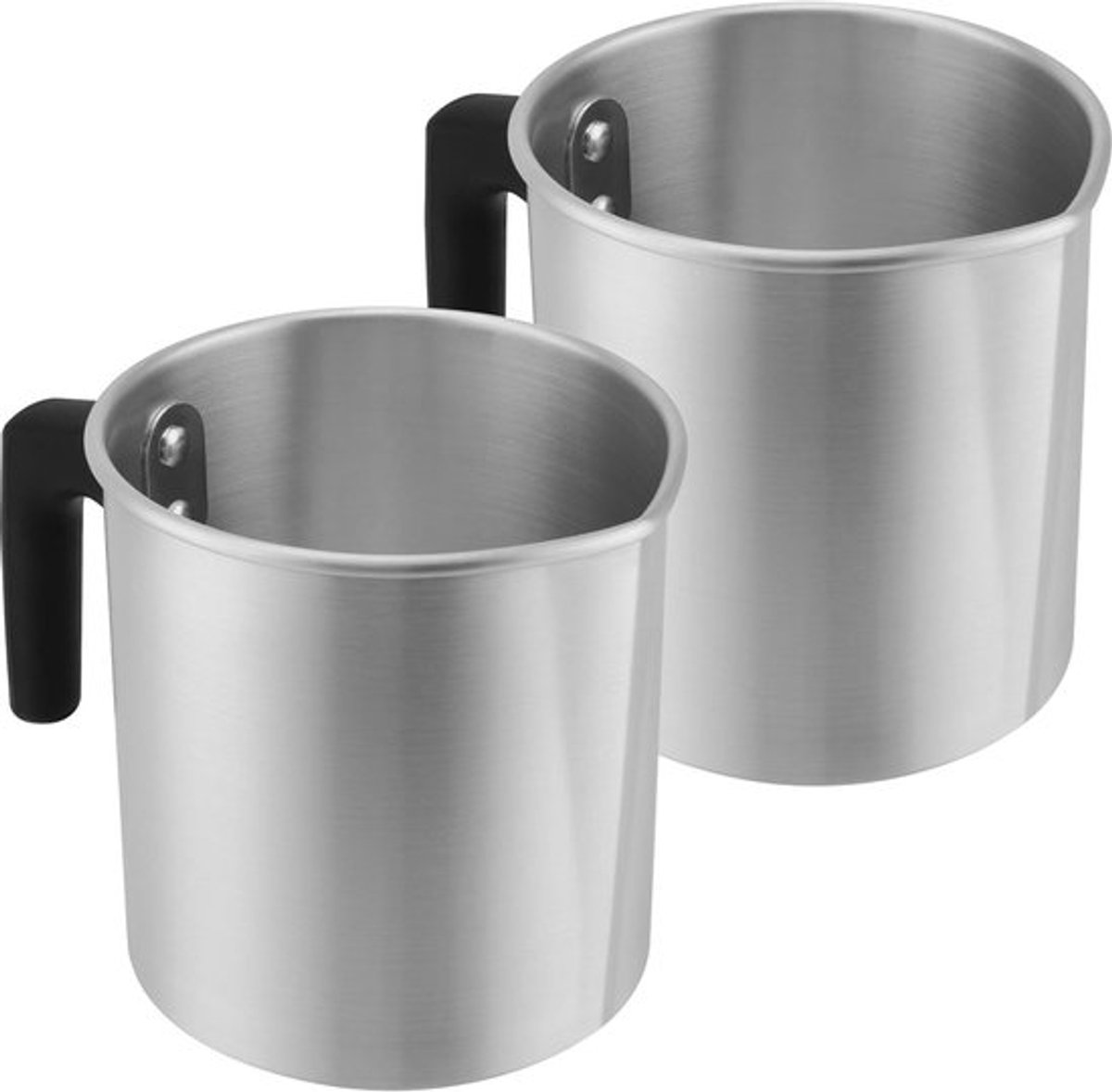 Smeltpot voor kaarsen 1,2 L - Set van 2, Hittebestendige Handgreep, Ideaal voor Kaarsen Maken, Zeep Maken en DIY Creaties