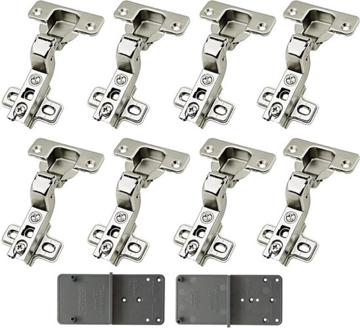 Automatische Sluitingen voor Keukenkasten 35mm zonder Demper - Set van 8 Stuk, Perfect voor Kastdeuren en Meubelmontage