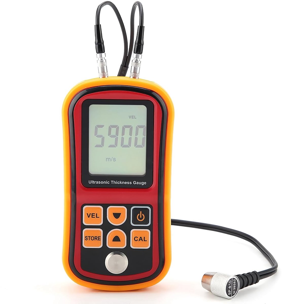 SnelShoppen - Metal Meetinstrument Ultrasone Dikte Meter Staal Breedte Testmonitor 1.2-220mm Staal Geluidsnelheidsmeter voor Metaal