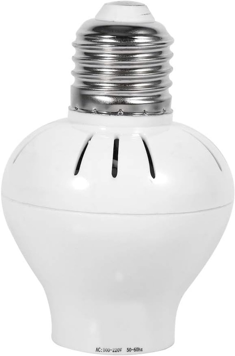 SnelShoppen - LED Sensor Fitting E27 met Microgolf PIR Bewegingssensor, Energiezuinige Lampenhouder AC 100-240V voor Binnen en Buiten