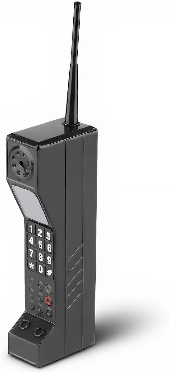 SnelShoppen - Mobiele Telefoon Ornament, Kerst Decoratie Retro Vintage Mobiele Telefoon Model, Simulatie Telefoon voor Fotografie Attributen, Stijlvol