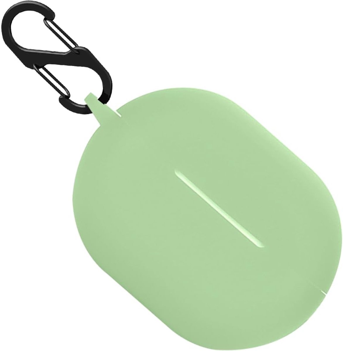 SnelShoppen - Silicone Hoes voor Huawei Freebuds Pro 2, Schokbestendige Beschermhoes, Zachte Silicone Hoes met Sleutelhanger (Groen)