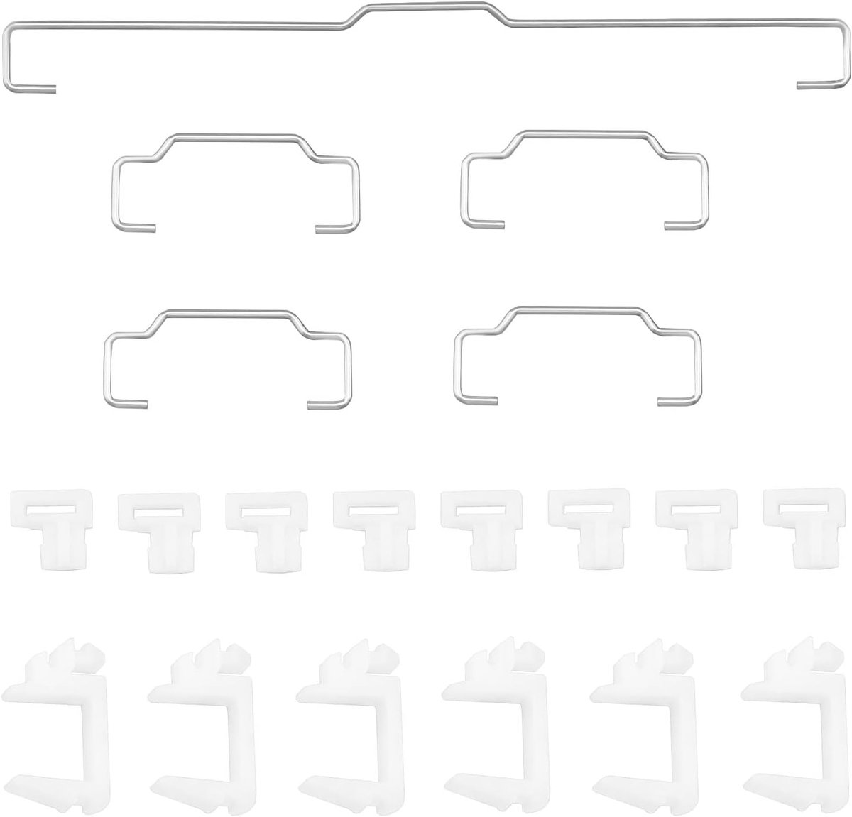 SnelShoppen - Raised Wire Stabilizers voor Mechanisch Toetsenbord - 1 x 6.25u en 4 x 2u PCB Schroef Stabilizers - Compatibel met GH60 87 Tenkeyless To
