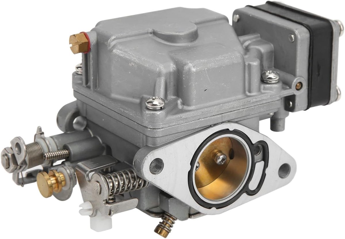 SnelShoppen - Boot Motor Carburetor 2-Takt 15-18 PK Buitenboordmotor Carburateurs van Hoogwaardige Aluminium Legering, Corrosiebestendig en Duurzaam,