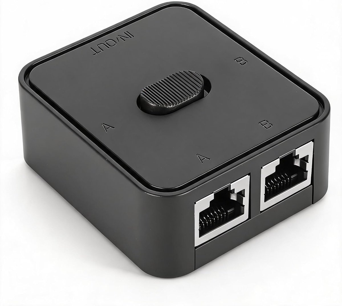 2 Poort Gigabit Netwerk Switch - 10/100/1000Mbps POE Extender - RJ45 Netwerk Splitter - Ideaal voor PoE uitbreiding - ShopVlot