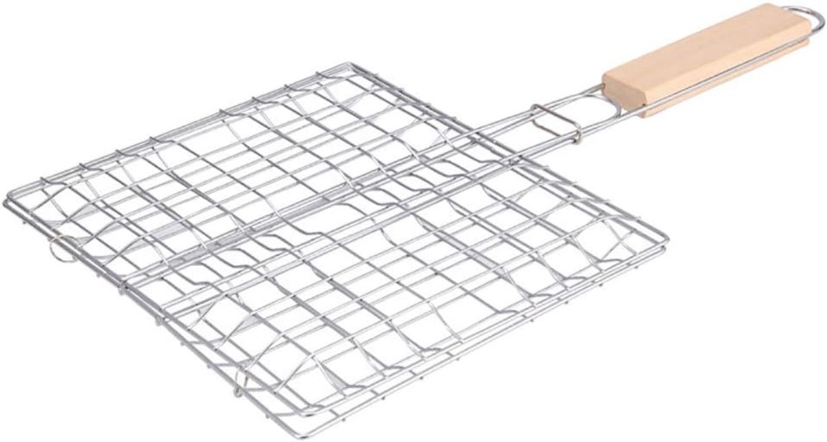 Grill Basket, Grill Grate BBQ Rack Reusable Barbecue Mat for Burgers, Steaks, Seafood, Vegetable, Fish - ShopVlot