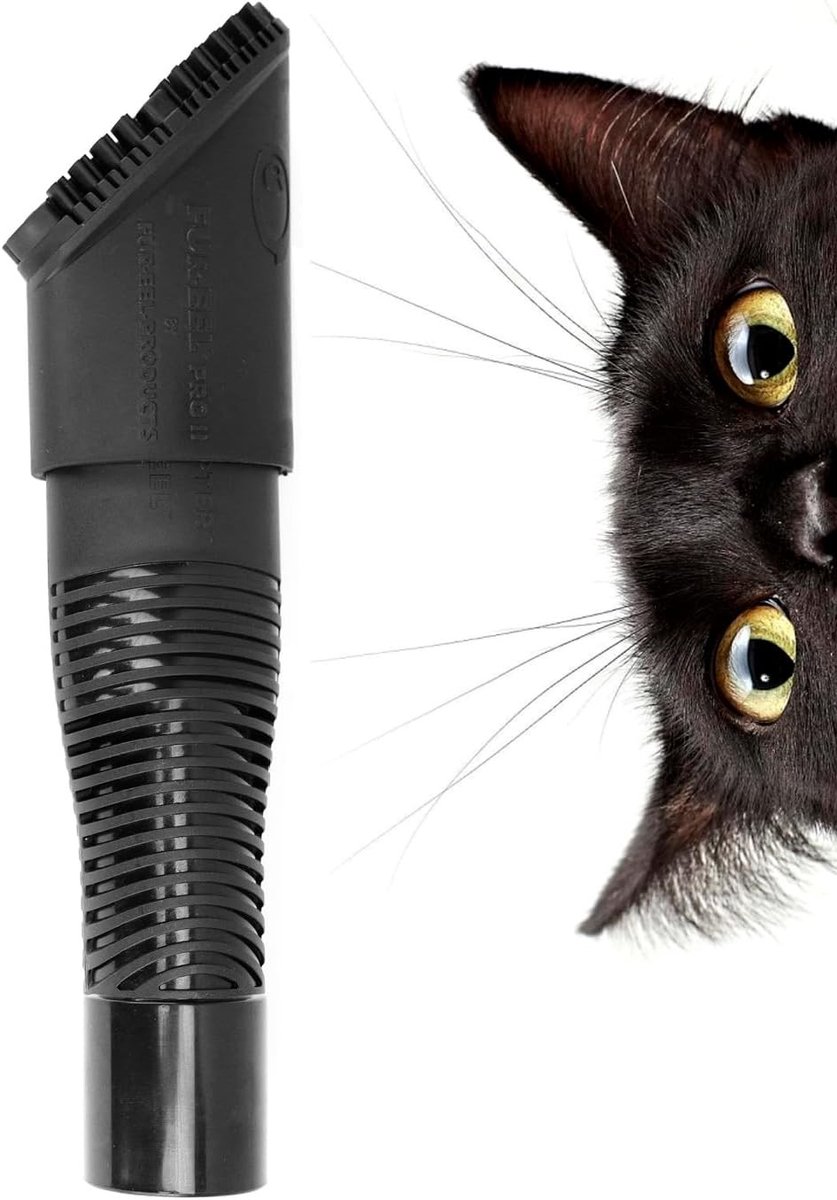 Haarverwijderingsgereedschap - Pro V.2.0 - Universele Vacuüm Bevestiging voor Hond & Kat Haar - Wasbaar en Duurzaam - Voor Autodetailing