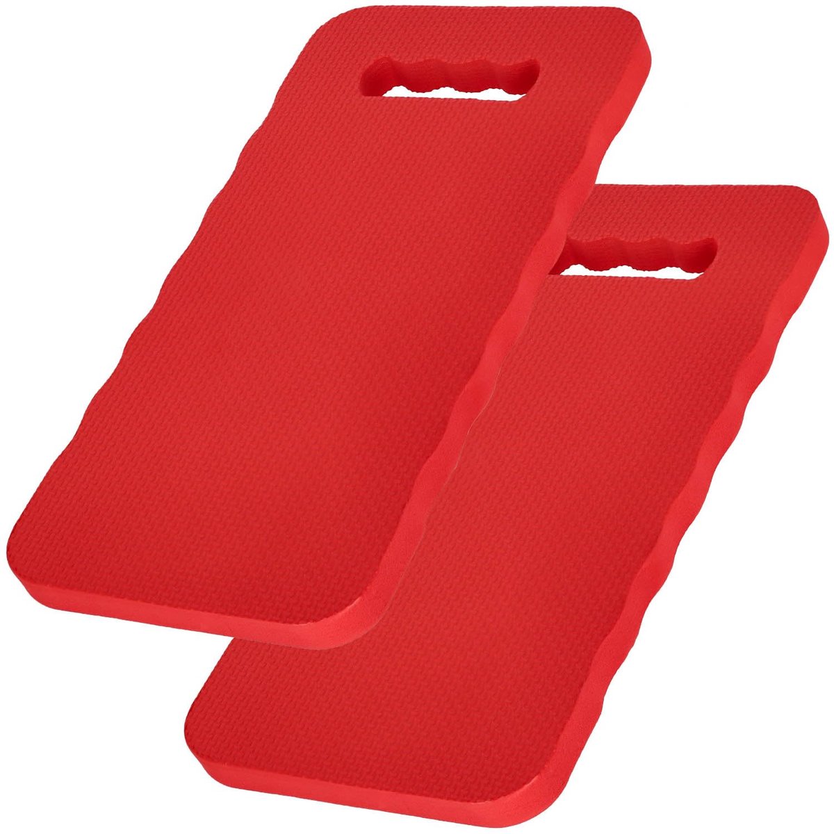 KOTARBAU® 2 Stuks - Kniekussen Tuin - Tuin Knielmat - Kniebeschermingsmat 40 x 20 cm - Knielkussen voor in de Tuin - Kniemat voor Tuinieren - EVA-Schuim - Rood