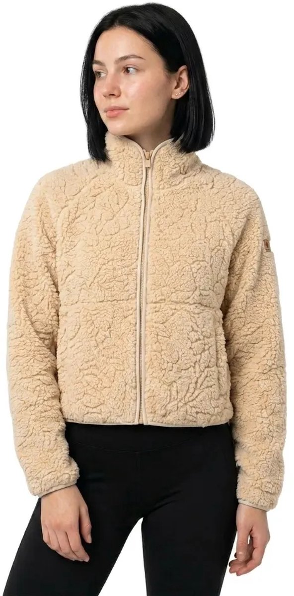 Roxy Blurry Cloud Fleece Jas S Vrouw Peeble Outline Mo