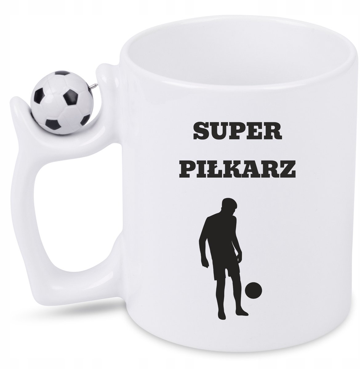 Gepersonaliseerde Mok Voetbal Super Speler met Naam 330ml