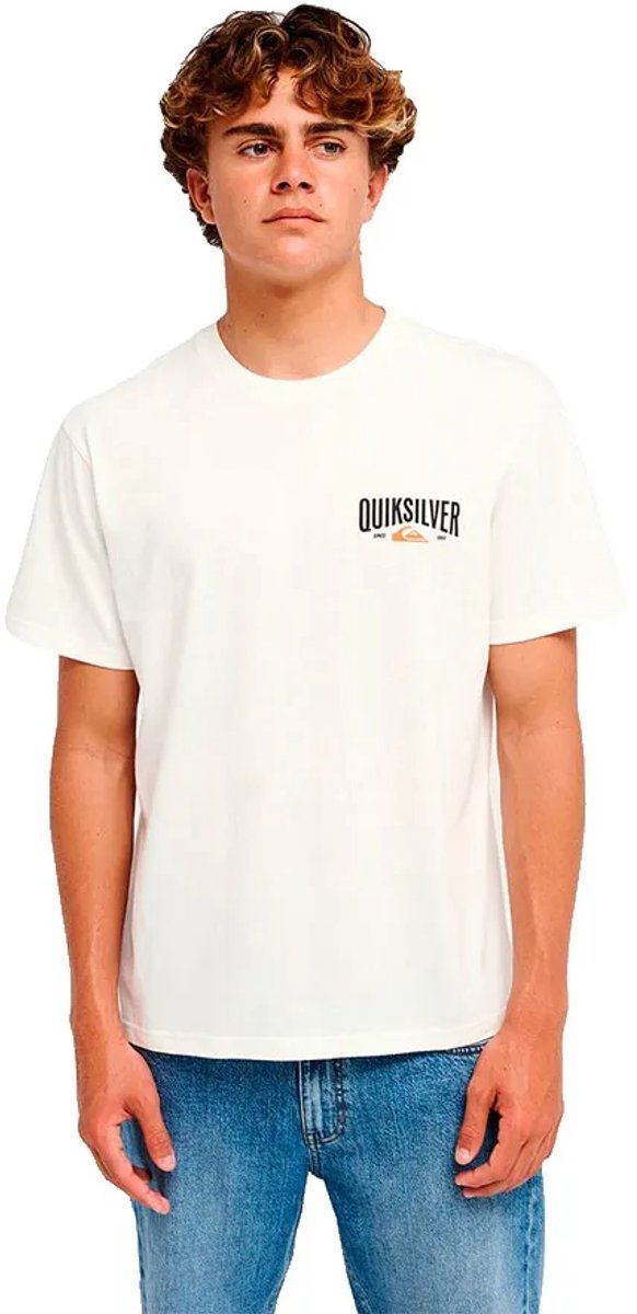 Quiksilver Ace Chest T-shirt Met Korte Mouwen 2XL Man Wit