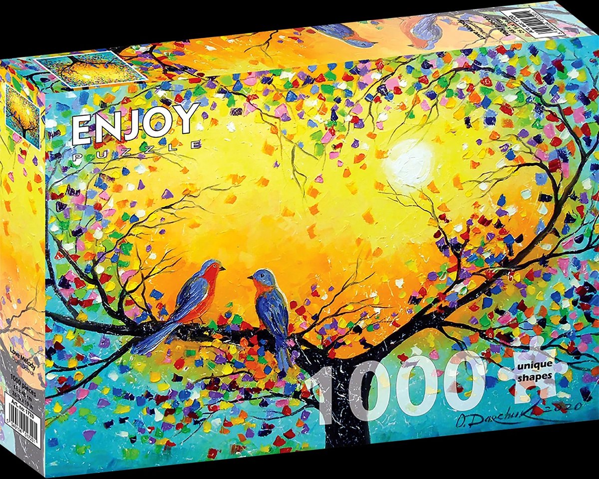 Enjoy Puzzle legpuzzel Love Melody - 1000 stukjes kleurrijk.