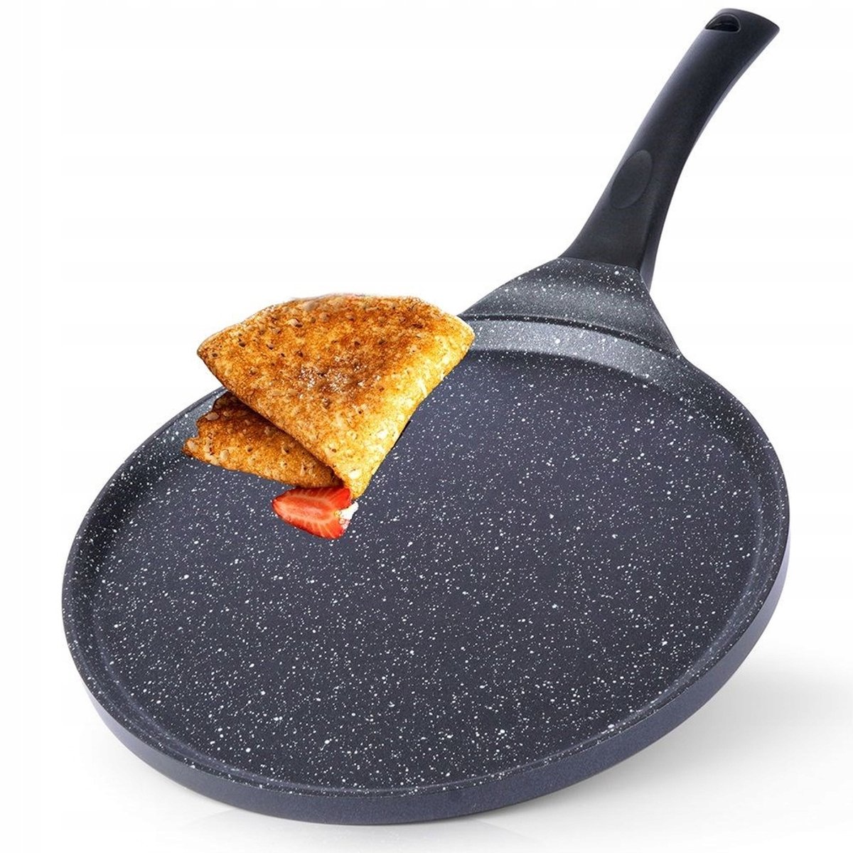 Granit Pannenkoekenpan 26 cm - Anti-aanbak, Geschikt voor Inductie