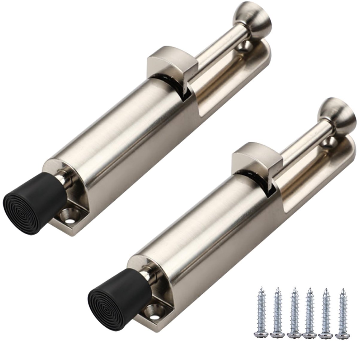 Solidchoice - Set van 2 Deurstopper met Voetbediening van Zinklegering