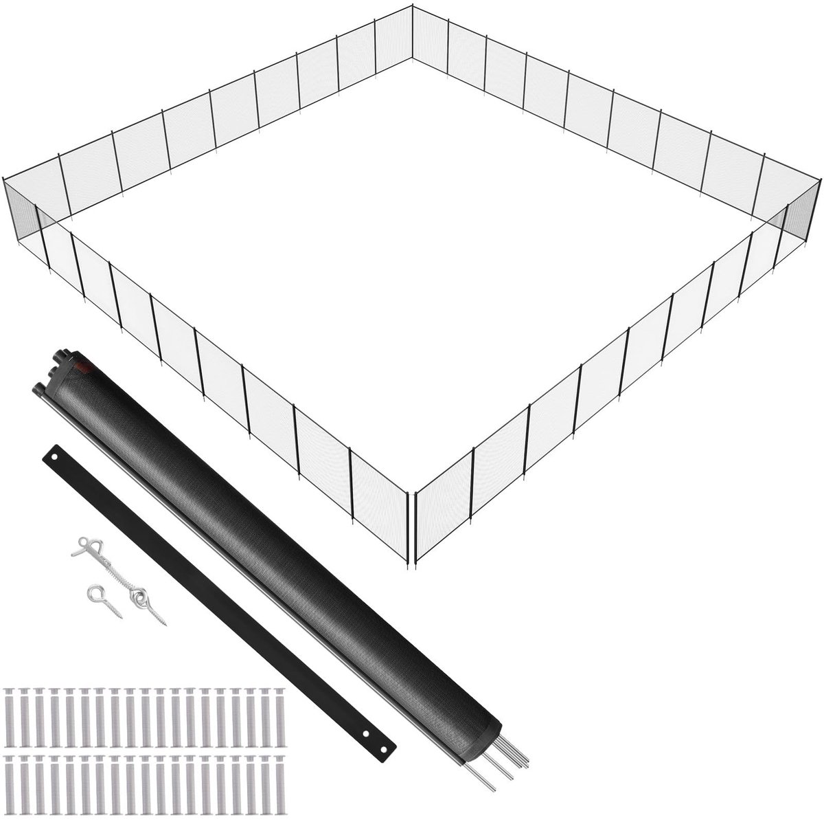 Solidchoice - Zwembadomheining 4 x 108 FT voor Veiligheid