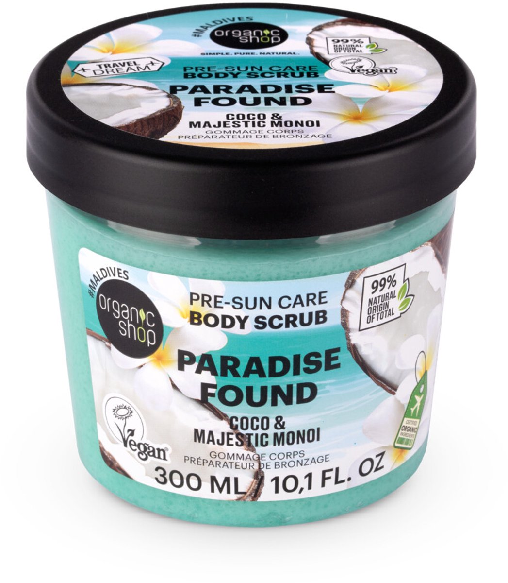Organic Shop Travel Dream Body Scrub Paradise Found - 300 ml