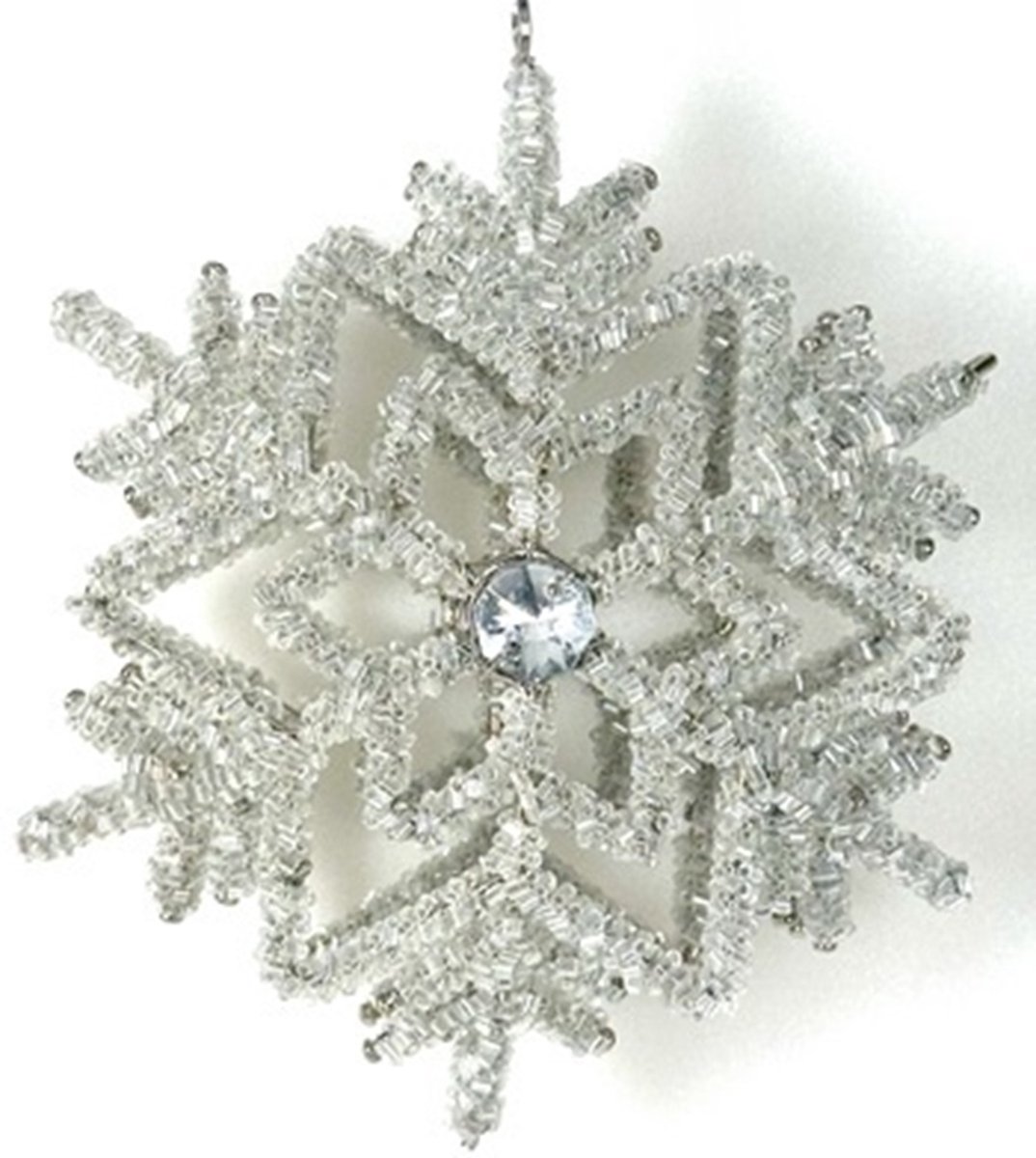 Ornament Sneeuwvlok 17x7cm