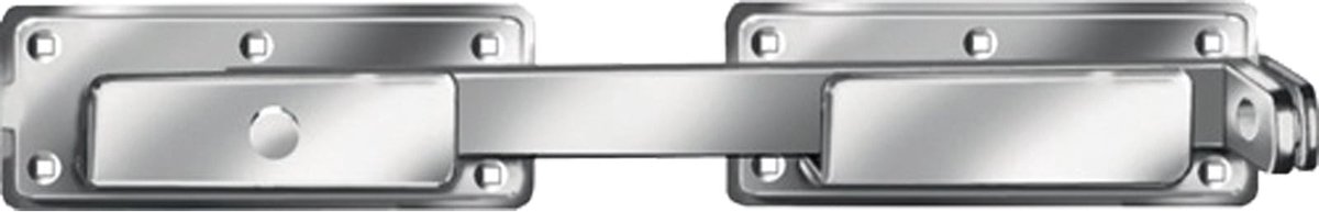 VORMANN Dubbele poortoverval L/R bruikbaar Totaal-L.340xB.30mm Bolz.dubbel.galv. - 000086000Z