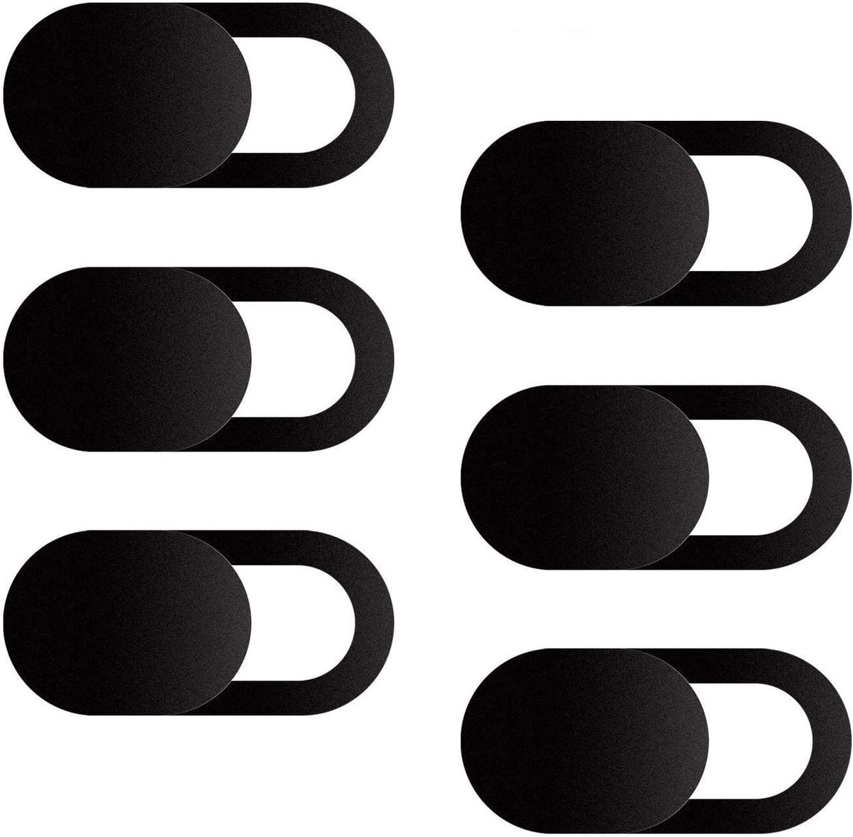 Webcam Cover, 6 Pack Ultra Thin Design Web Camera Cover Slide voor Laptop, PC, Computer, Smartphone, Bescherm uw privacy en veiligheid