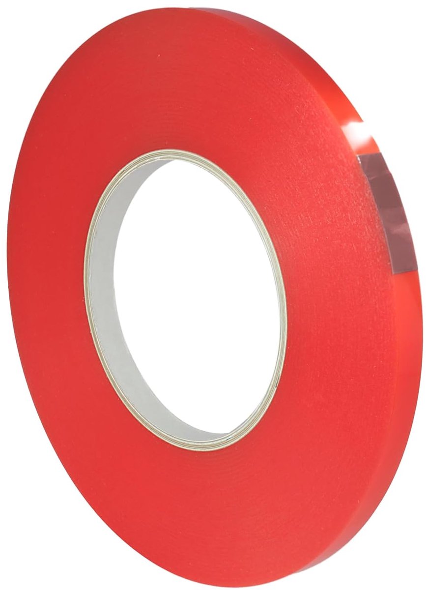 Klebeshop24 Double-Sided Adhesive Tape Transparent PET Film Tape Extra Thin and Strong Adhesive High-Quality Adhesive - ShopVlot