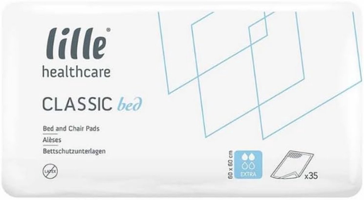 Lille Classic Bed Extra 60 x 60 cm - 12 pakken van 35 stuks - 60 x 60 cm - ShopVlot