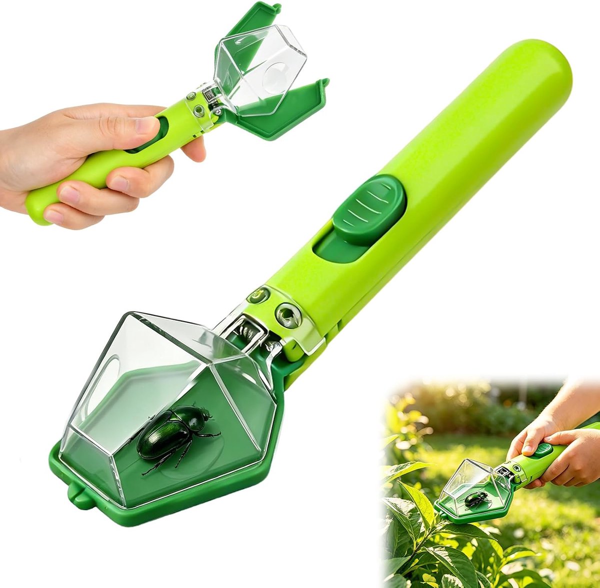 Bobypet - Insectenvanger voor Kinderen - Bug Catcher Kit met 6X Vergrootglas - Educatief Speelgoed voor Buiten - Cadeau voor Jongens en Meisjes
