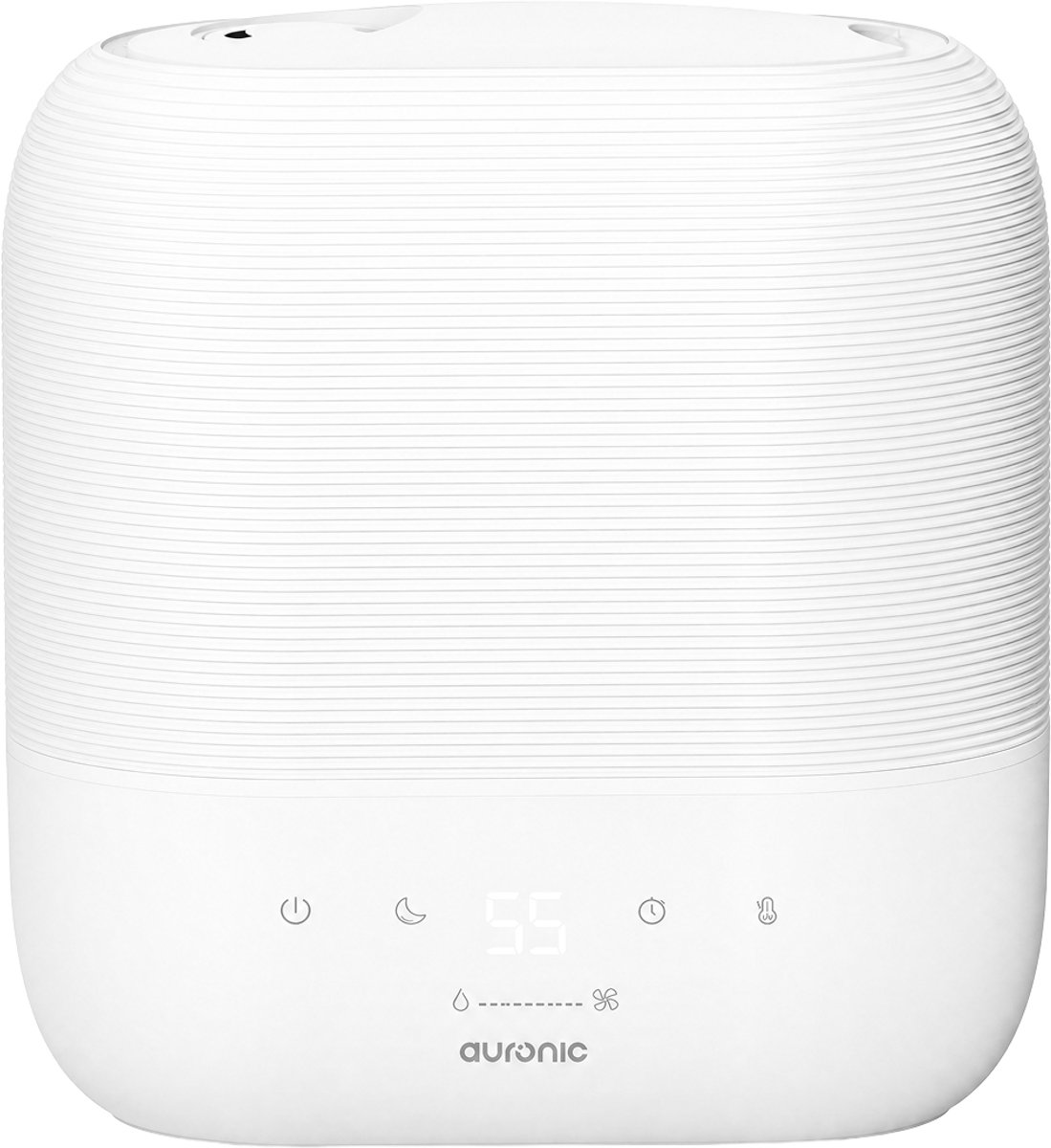 Auronic Luchtbevochtiger - 5L - Geschikt voor Slaapkamer, Babykamer, Kantoor, Woonkamer en Meer - Humidifier - BPA-Vrij - Wit