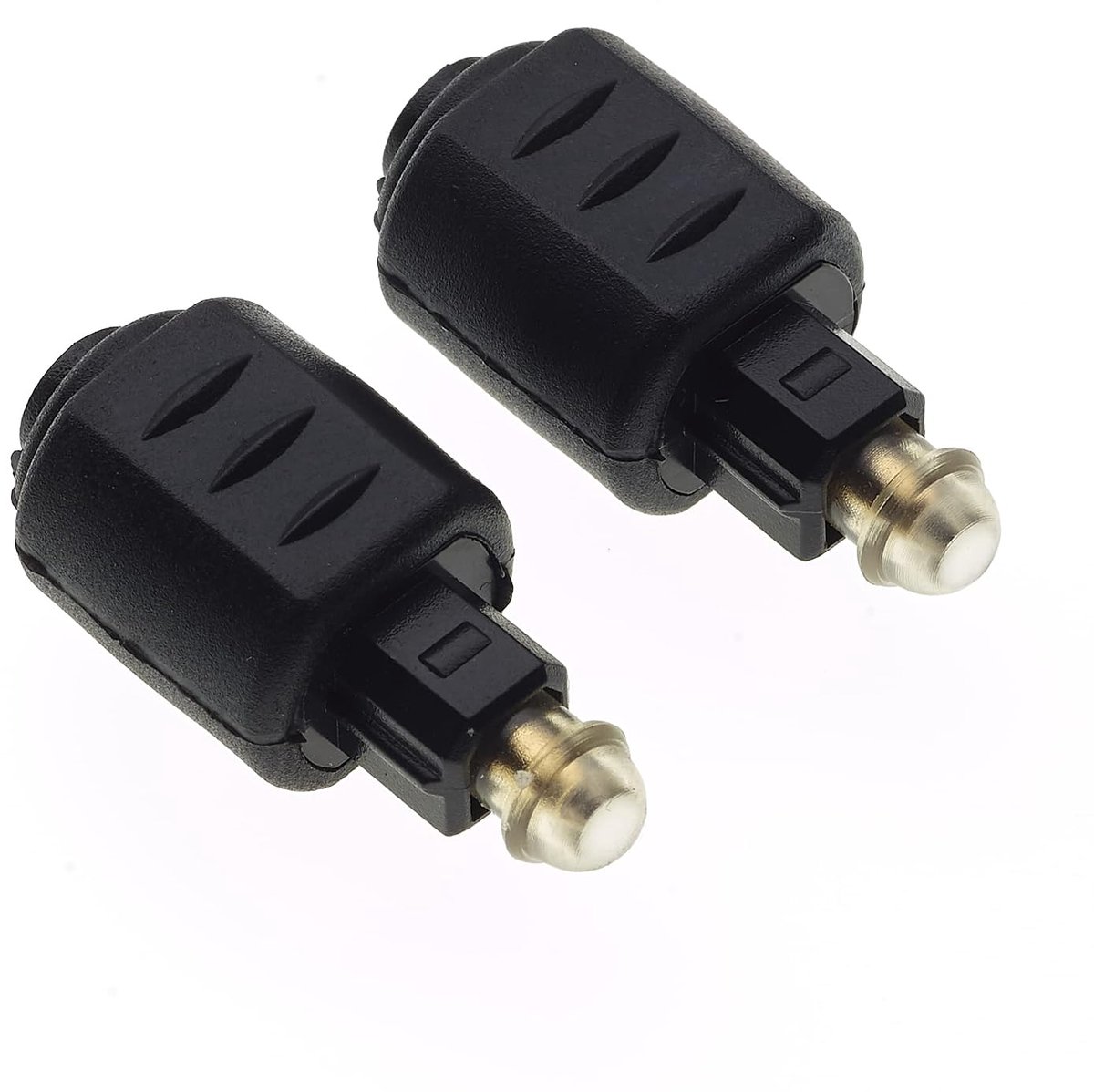 Toslink Plug 2 Pack Mini Toslink to Adapter, Optical Audio Plug, Digital S/Pdif Cable/Fiber Cable for Soundbars - ShopVlot