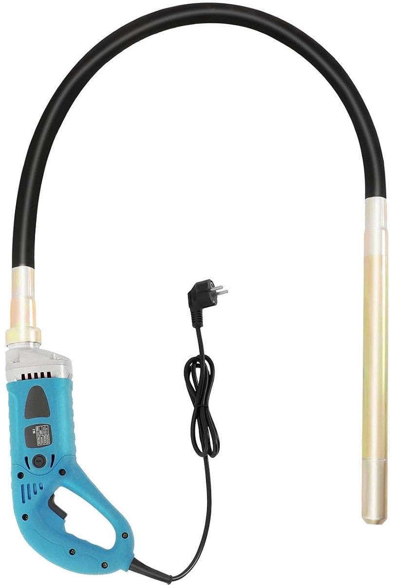 1300 W electric concrete shaker, hand bottle shaker, concrete shaker, air bubble remover with carrying handle and 1.5 - ShopVlot