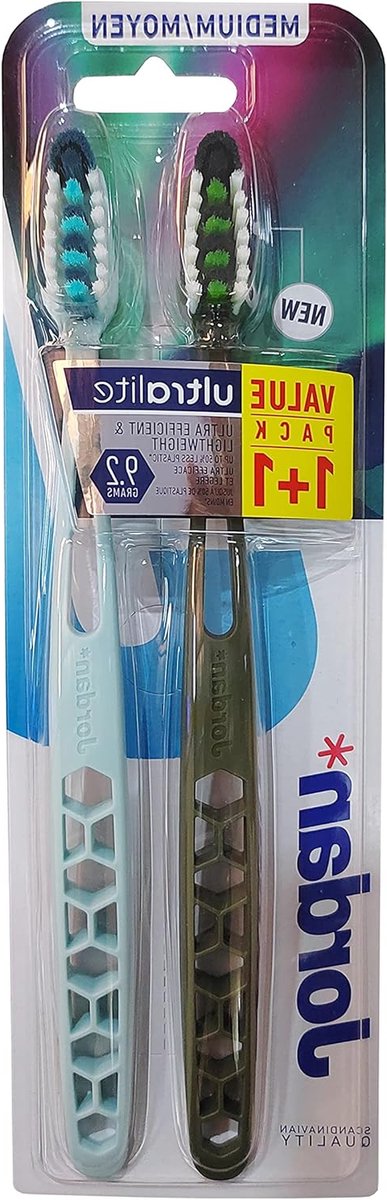 Handtandenborstels - Mondverzorging - Dagelijkse Hygiëne - Ultralichte Set - 2 Stuks - Medium