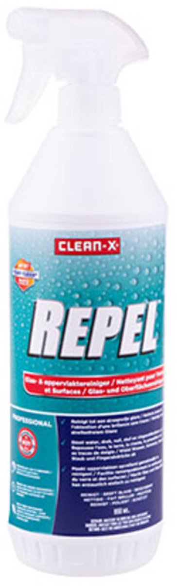 Clean-X REPEL - Professionele glasreiniger - 1 liter