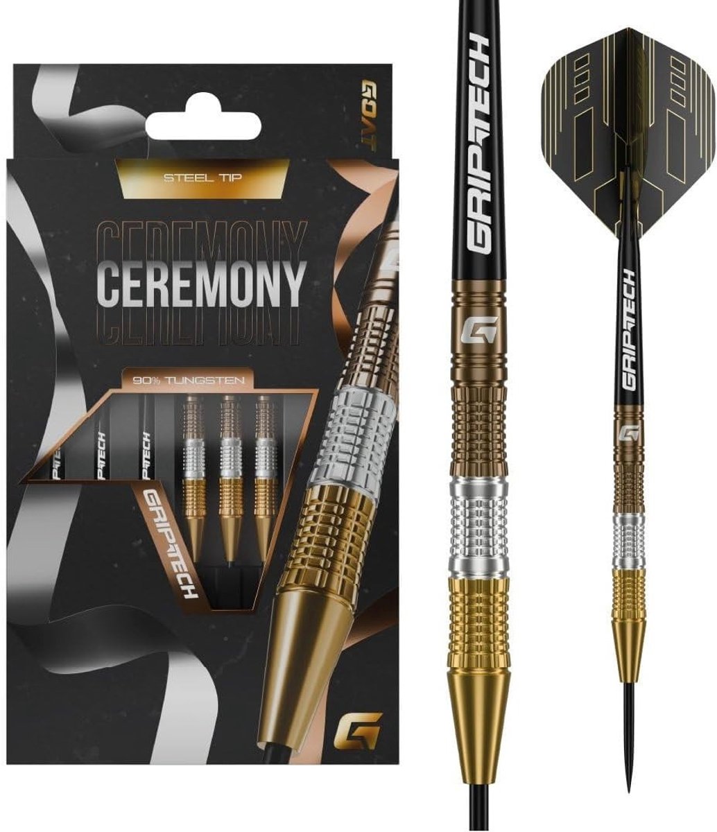 Dartpijlen Set - Goud - 22 G - 90% Tungsten met Steeltip - Voor Beginners