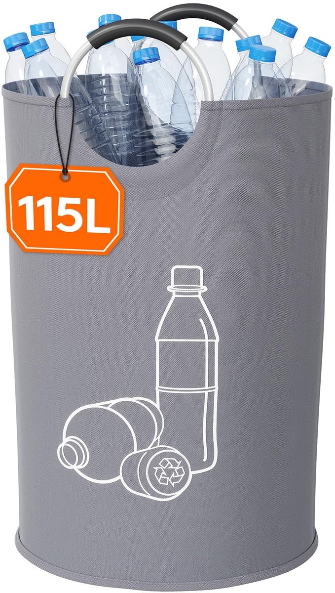 Solidchoice - 115L Flessenbak met Soft Grip Handgrepen