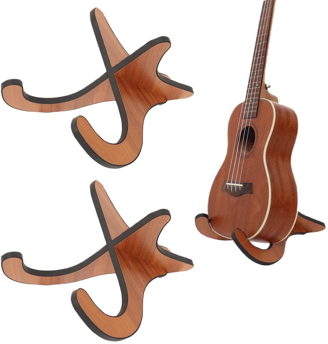 Solidchoice - Houten Ukulele Stand voor Stijlvolle Opslag