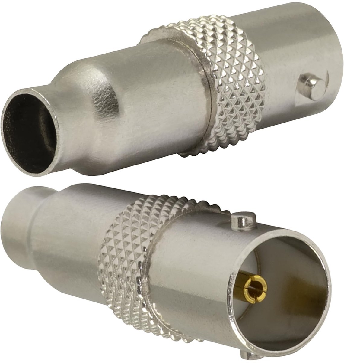 Solidchoice - Set van 2 BNC Adapter Plugs 50Ω voor Coaxiale Kabel