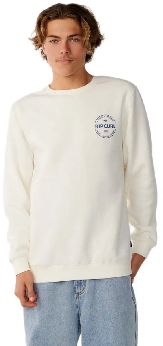 Rip Curl Staple Sweatshirt S Man Bone