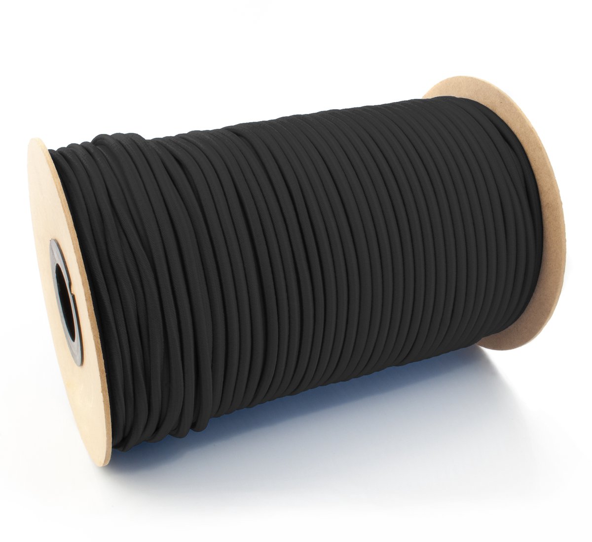 Merkloos Elastisch Touw Zwart 8mm 20m - Sterk & Flexibel