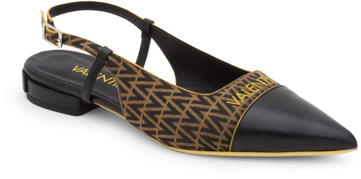 VALENTINO Dames Slingback Pump Maat 39 - Geel / Bruin