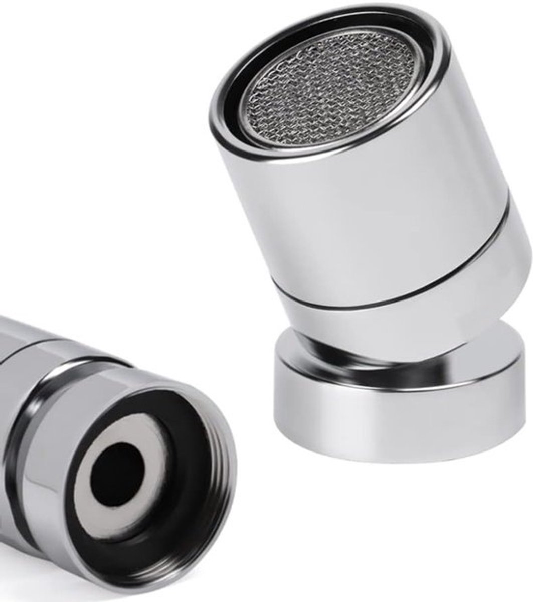 Rotatable Keuken Kraan Aerator Filter Adapter - Vervangingsonderdeel voor 18mm Damesaansluiting, Verbeter de Waterstroom en Bespaar Water