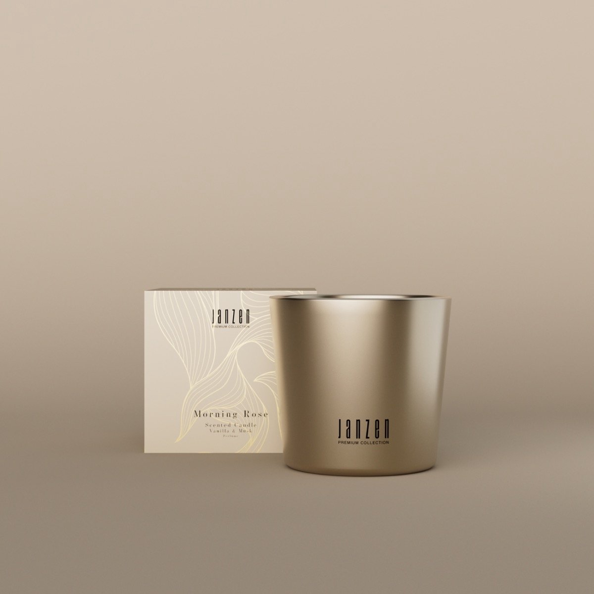 JANZEN Scented Candle Morning Rose