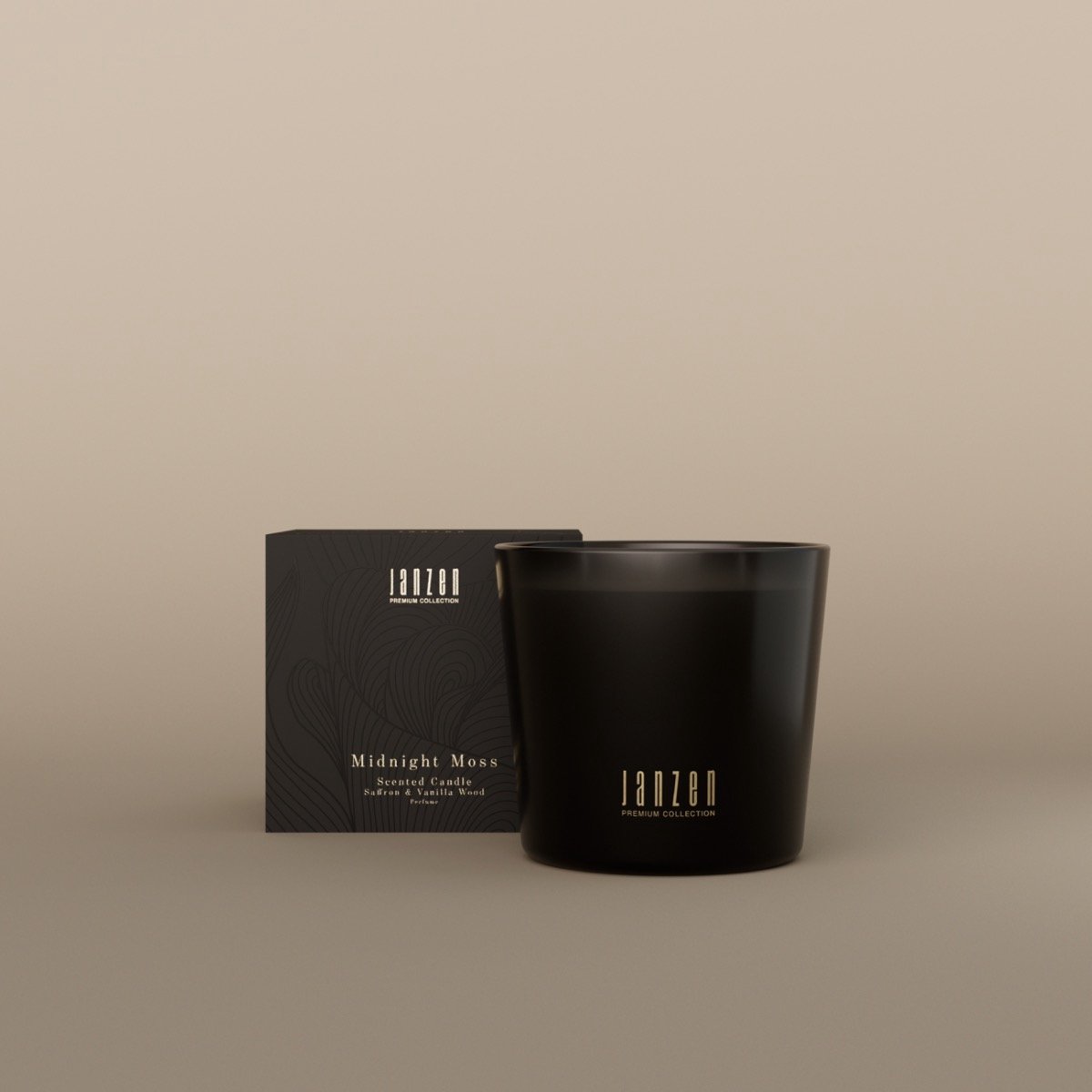 JANZEN Scented Candle Midnight Moss