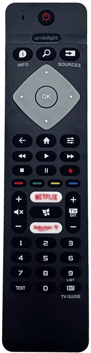 Solidchoice - Vervangingsafstandsbediening voor Smart TV's van 50-55 inch