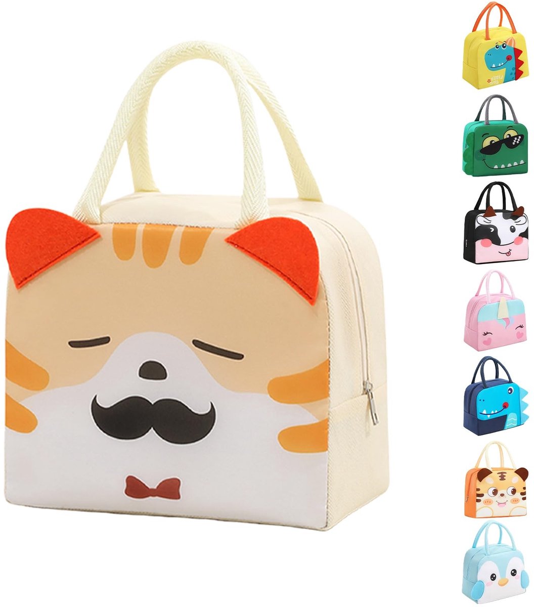 Solidchoice - Herbruikbare Lunchtas met Cartoon Design voor Kinderen